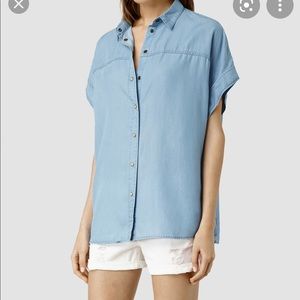AllSaints Pome Bay Chambray Shirt